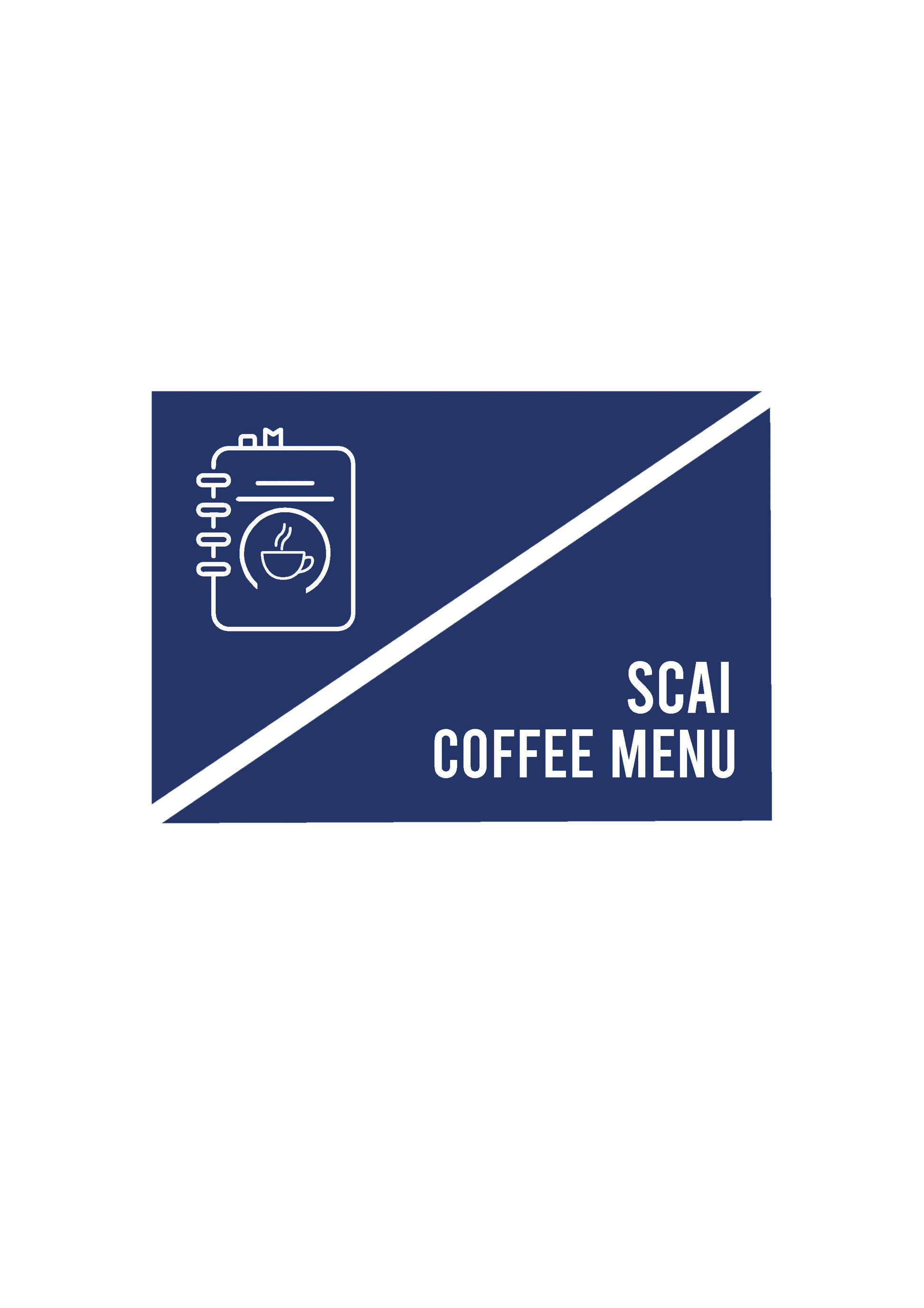 SCAI Coffee Menu workshop for basis of coffee beverage creation and pairings.